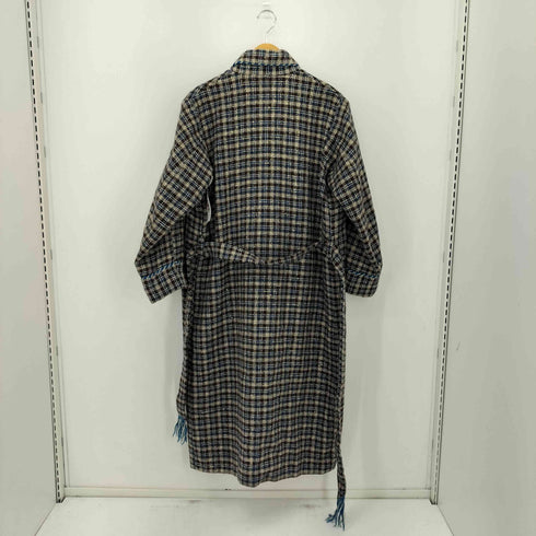 MATSUZAKAYA チェックツイード ガウンコート メンズ M