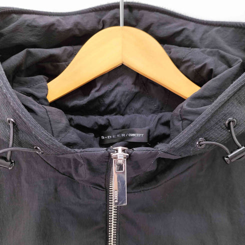 S.DEER CONCEPT バックプリントナイロンフルジップブルゾン メンズ import:L