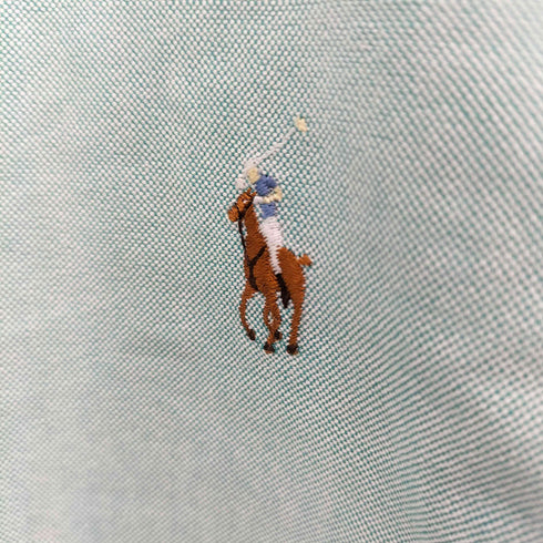 ポロバイラルフローレン Polo by RALPH LAUREN 90s ポニー刺繍 ボタンダウン ドレスシャツ メンズ import:M
