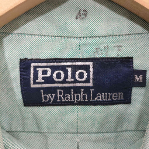 ポロバイラルフローレン Polo by RALPH LAUREN 90s ポニー刺繍 ボタンダウン ドレスシャツ メンズ import:M