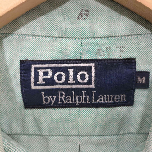 ポロバイラルフローレン Polo by RALPH LAUREN 90s ポニー刺繍 ボタンダウン ドレスシャツ メンズ import:M