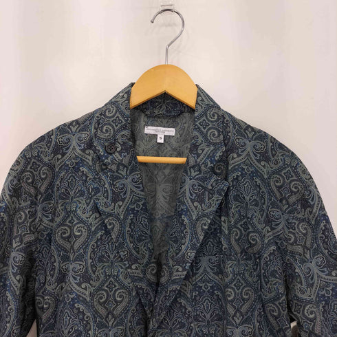 エンジニアードガーメンツ Engineered Garments ペイズリー柄 シングル フロントボタン テーラードジャケット メンズ S