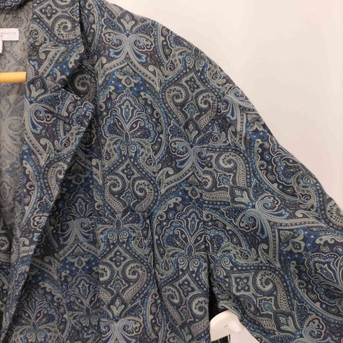 エンジニアードガーメンツ Engineered Garments ペイズリー柄 シングル フロントボタン テーラードジャケット メンズ S
