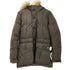 バーバリーブラックレーベル BURBERRY BLACK LABEL 裏地ノバチェック ファー ダウンジャケット メンズ import:M