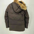 バーバリーブラックレーベル BURBERRY BLACK LABEL 裏地ノバチェック ファー ダウンジャケット メンズ import:M