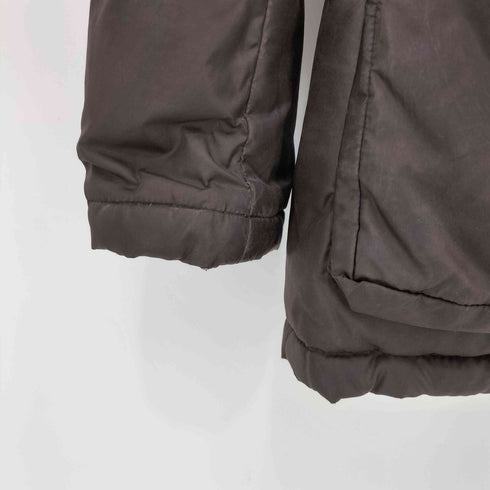 バーバリーブラックレーベル BURBERRY BLACK LABEL 裏地ノバチェック ファー ダウンジャケット メンズ import:M