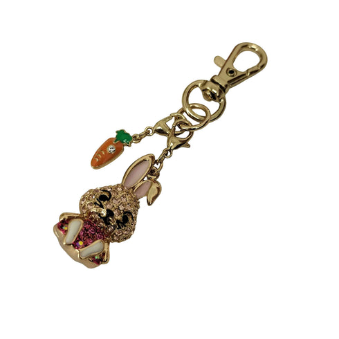 アビステ ABISTE ラビット スワロフスキー キーチェーン レディース