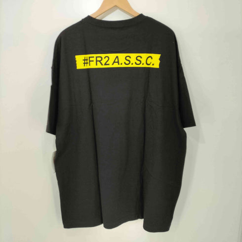 アンチソーシャルソーシャルクラブ ANTI SOCIAL SOCIAL CLUB Yellow Box Logo Roll Black Tee Tシャツ メンズ import:XXL