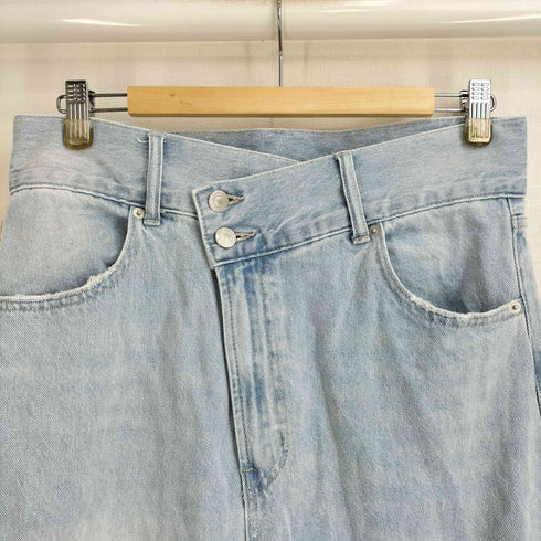 クラシカルエルフ CLASSICAL ELF コットン100% アシメウエストカーブデニムパンツ レディース JPN:XL