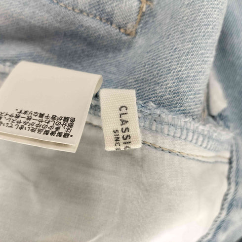 クラシカルエルフ CLASSICAL ELF コットン100% アシメウエストカーブデニムパンツ レディース JPN:XL