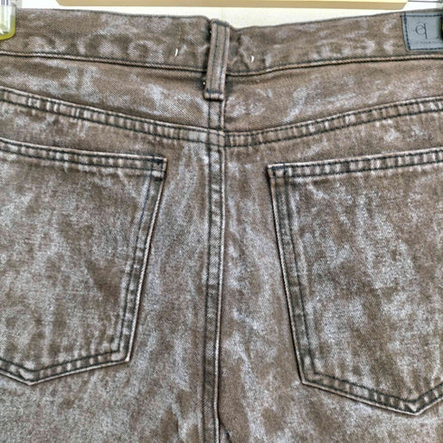 ジーナシス JEANASIS 総柄ワイドデニムパンツ レディース