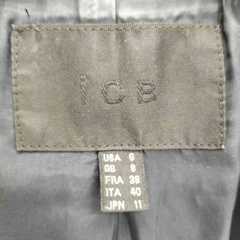 アイシービー ICB ウール シングルブレスト チェスターコート レディース JPN:11号