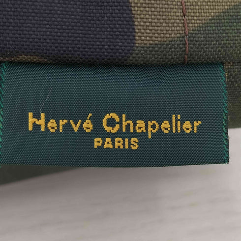 エルベシャプリエ Herve Chapelier カモフラージュ ナイロン舟形トートM レディース