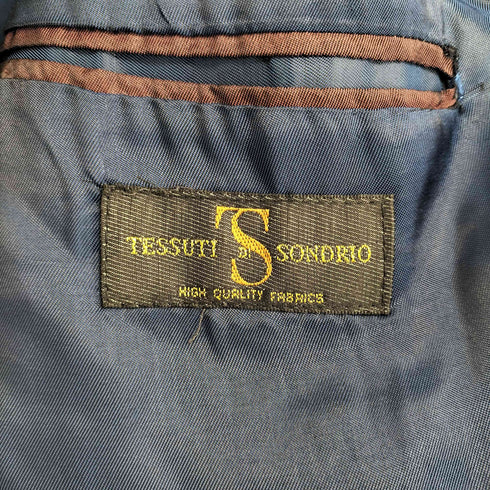 berry & brian tessuti sondrio生地 テーラードジャケット メンズ 54