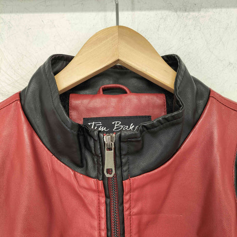 tim baker new york フェイクレザー ジャケット メンズ XXL