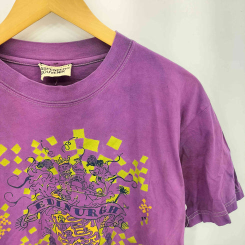 ASPENBERG SOUVENIR EDINURGH フロントプリント 半袖Tシャツ カットソー メンズ
