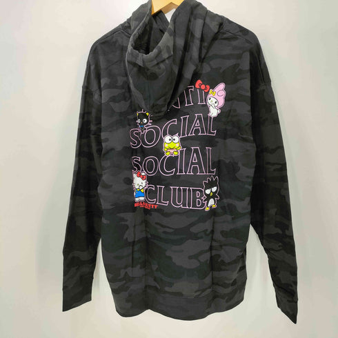 アンチソーシャルソーシャルクラブ ANTI SOCIAL SOCIAL CLUB ×Hello Kitty and Friends カモ柄 プルオーバー パーカー メンズ import:XL