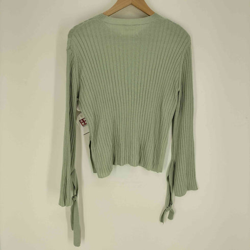 ベイジ BEIGE クルーネック リブニット プルオーバー レディース JPN:4