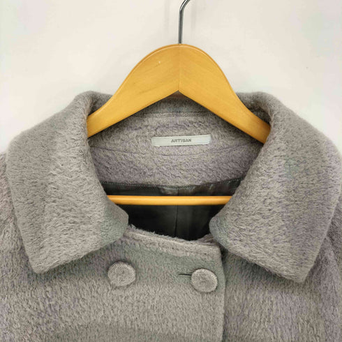 アルチザン ARTISAN アルパカ アンゴラ混 シャギー コート レディース 7