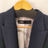ザラ ZARA ロールアップスリーブブレザー レディース import:S