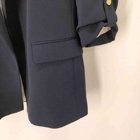 ザラ ZARA ロールアップスリーブブレザー レディース import:S