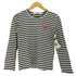 プレイコムデギャルソン PLAY COMME des GARCONS ハートワッペン ボーダー長袖カットソー レディース JPN:M