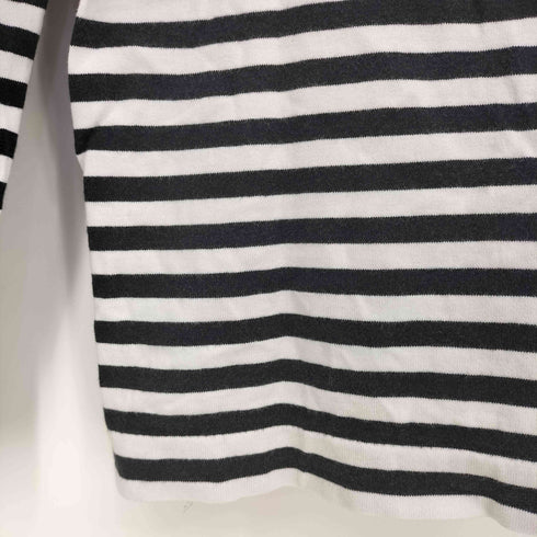プレイコムデギャルソン PLAY COMME des GARCONS ハートワッペン ボーダー長袖カットソー レディース JPN:M