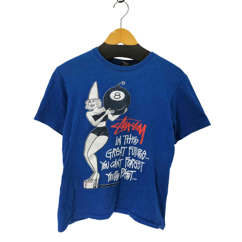 ステューシー Stussy 8 BALL プリントロゴ クルーネック Tシャツ メンズ import:S