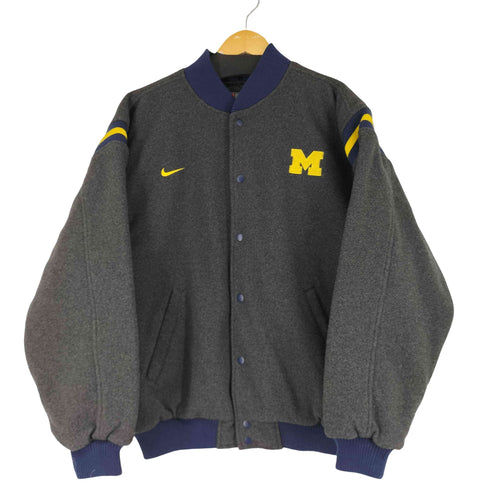 ナイキ NIKE 00S NCAA カレッジ刺繍 スタジャン メンズ import:L