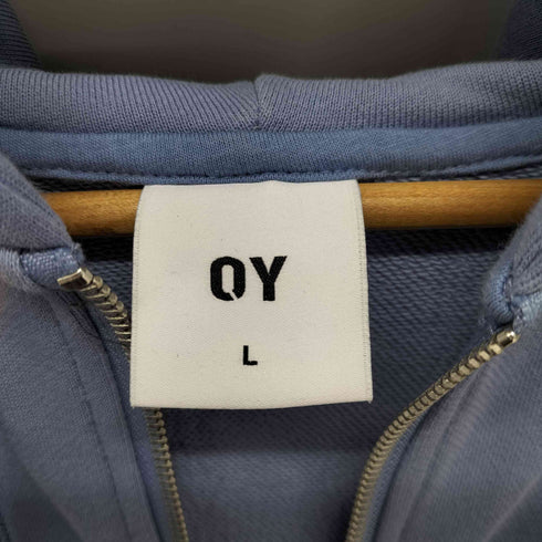 オーワイ OY EMBROIDERED SKETCH DOLLY HOODIE ZIP UP エンブロイダードスケッチオードリージップパーカー メンズ import:L