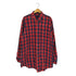 ランズエンド LANDS END 90S チェック ボタンダウンシャツ メンズ XL LONG