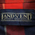 ランズエンド LANDS END 90S チェック ボタンダウンシャツ メンズ XL LONG