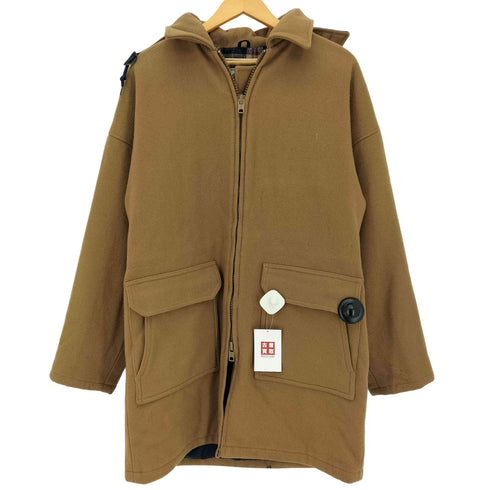 エルエルビーン L.L.Bean 80s USA製 IDEALジップ 裏地チェック フード付き ダブルジップ コート メンズ import:M