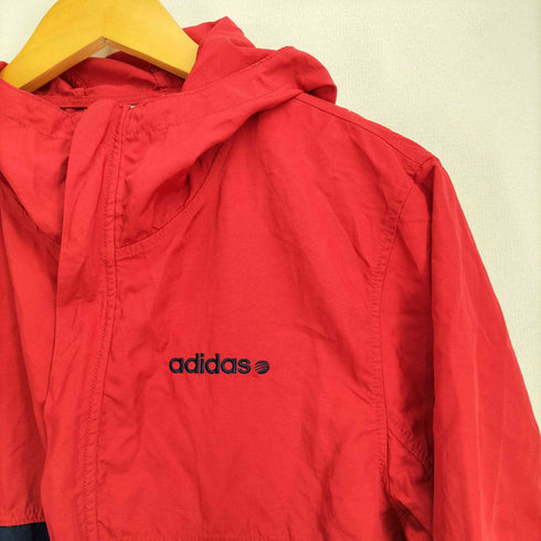アディダス adidas フロントロゴ フーデットジャケット メンズ import:L