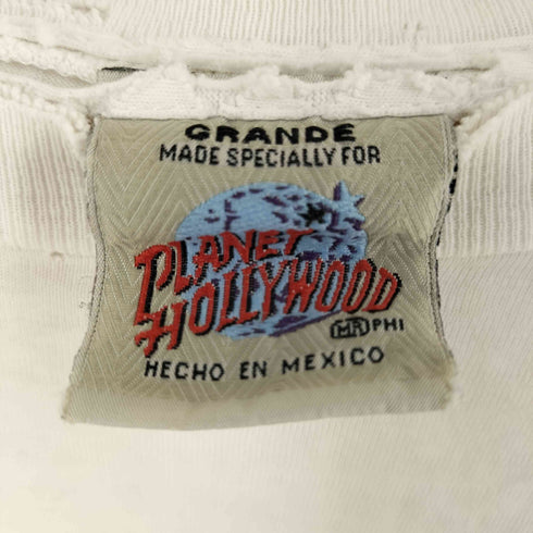 プラネットハリウッド PLANET HOLLYWOOD 90S メキシコ製 ロゴプリントTシャツ メンズ