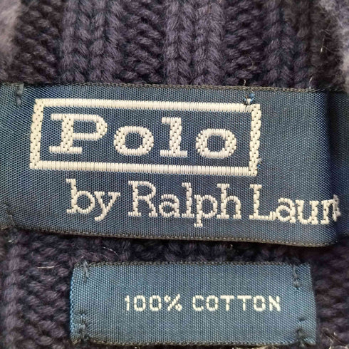 ポロバイラルフローレン Polo by RALPH LAUREN 90-00s ハイネック コットンニット メンズ import:XL