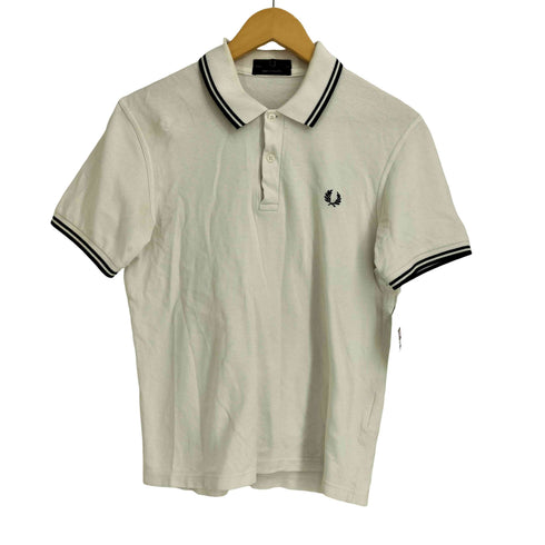 フレッドペリー FRED PERRY ワンポイント刺繍 S/S ポロシャツ メンズ UK:38