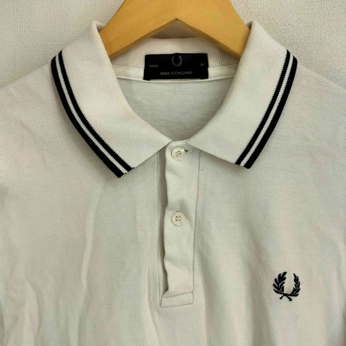 フレッドペリー FRED PERRY ワンポイント刺繍 S/S ポロシャツ メンズ UK:38
