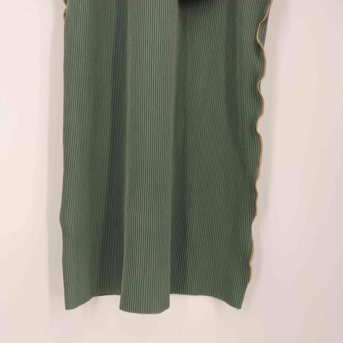 トゥードゥーコトハヨコザワ todo kotoha yokozawa ロングスリーブハイネックドレス プリーツパッチワークワンピース レディース