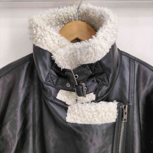 アズールバイマウジー AZUL by moussy フェイクレザー/スエード フェイクムートンジャケット レディース JPN:S
