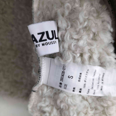 アズールバイマウジー AZUL by moussy フェイクレザー/スエード フェイクムートンジャケット レディース JPN:S