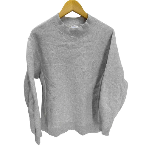 チャンピオン Champion 青単 復刻 REVERSE WEAVE リバースウィーブ 袖目あり モックネック プルオーバー スウェット メンズ import:L