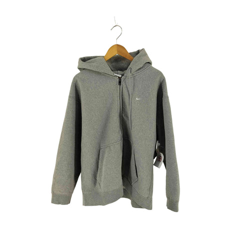 ナイキ NIKE AS M NL SOLO SWSH BB FZ HOODIE GRAY ソロ スウッシュ BB フルジップ フリース L/S フーディ メンズ 2XL