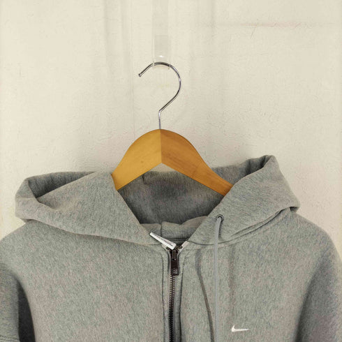 ナイキ NIKE AS M NL SOLO SWSH BB FZ HOODIE GRAY ソロ スウッシュ BB フルジップ フリース L/S フーディ メンズ 2XL