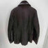 ジョンガリアーノ JOHN GALLIANO VIRGIN WOOL バージンウール ヘリンボーン レザーニット 切り替え フックデザイン ショールカラー ジャケット メンズ EUR:46