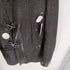 ジョンガリアーノ JOHN GALLIANO VIRGIN WOOL バージンウール ヘリンボーン レザーニット 切り替え フックデザイン ショールカラー ジャケット メンズ EUR:46