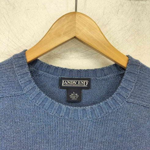 ランズエンド LANDS END 90-2000s コットン フリーダムスリーブ ドリフターセーター メンズ import:L