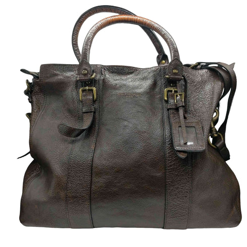 バレンシアガ BALENCIAGA 2WAY レザー トートバッグ ショルダー バッグ メンズ