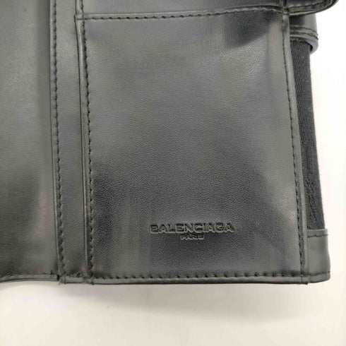 バレンシアガ BALENCIAGA シグネチャー柄 ベルト 3つ折り 財布 ウォレット メンズ