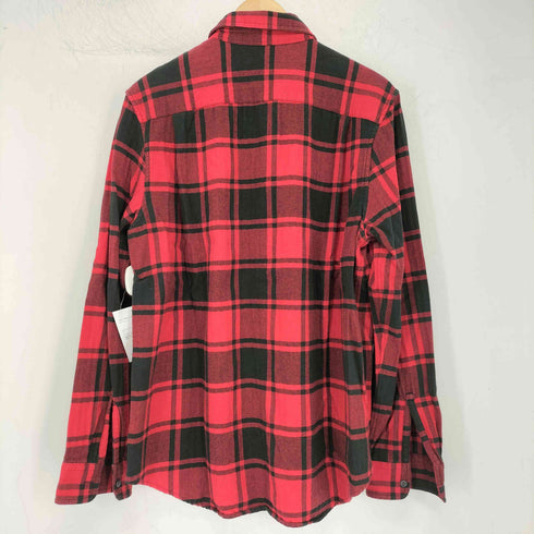 ポロラルフローレン POLO RALPH LAUREN ロゴワッペン チェック ライトネルシャツ メンズ import:XL